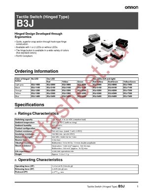 B3J-1300 datasheet  